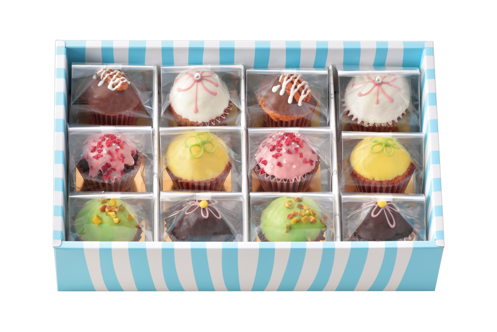 カップケーキ♡ スウィートカップケーキ12個入（ファクトリーシン）｜おとりよせネット