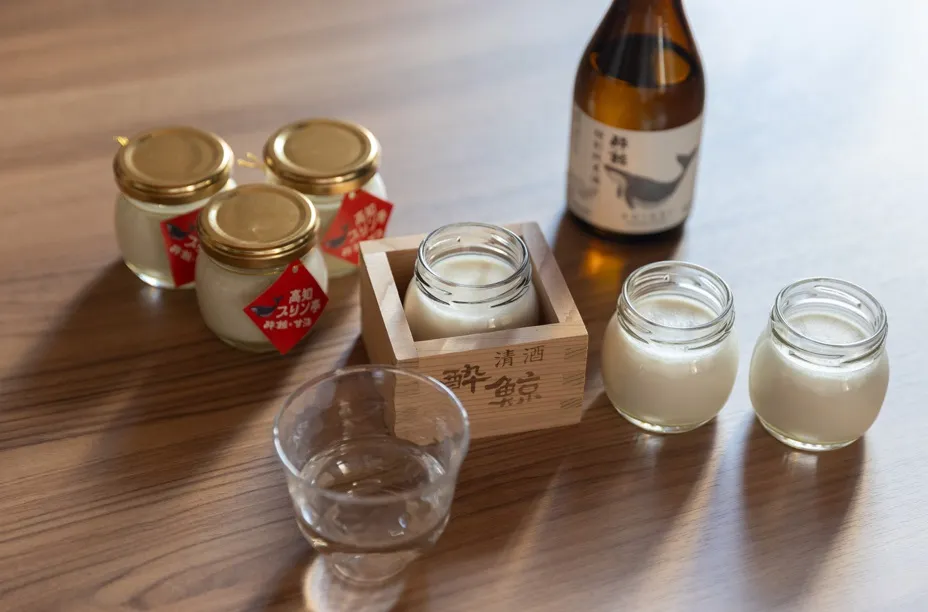 酔鯨酒造コラボ 【酔鯨×甘酒プリン】セット（高知プリン亭