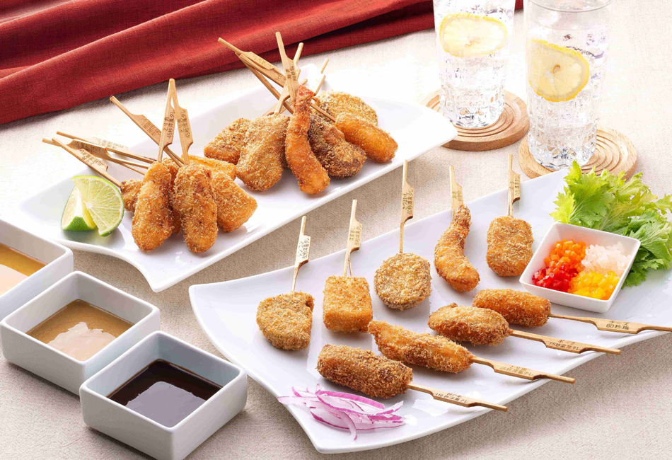 神戸 串乃家 串揚げセット 9種22串（kfs）｜おとりよせネット