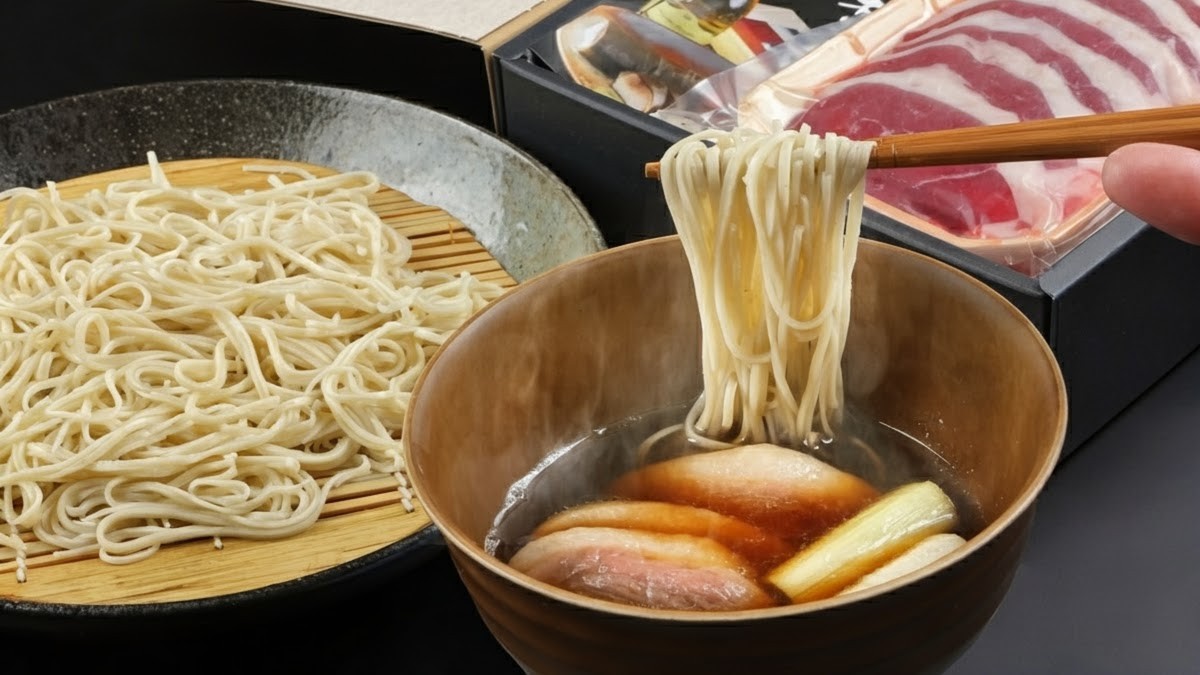 京鴨せいろ蕎麦（2人前）（柚子香）｜おとりよせネット