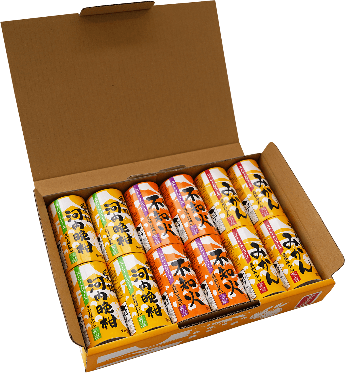 えひめ逸品「愛媛県産柑橘ジュース 飲み比べギフトセット 12本」のお