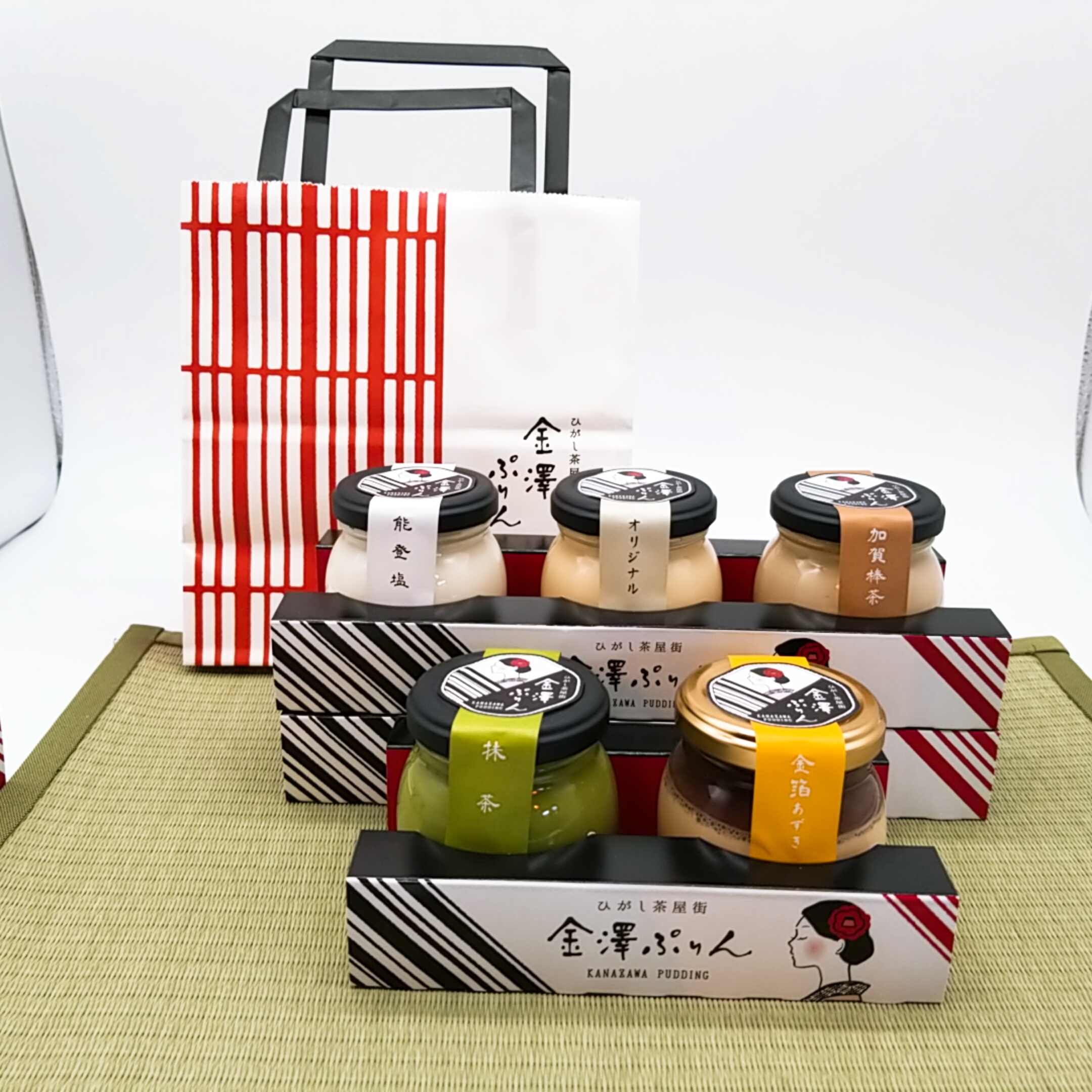 食べ比べセット 5個入り（ぷりん）（ひがし茶屋街 金澤ぷりん本舗