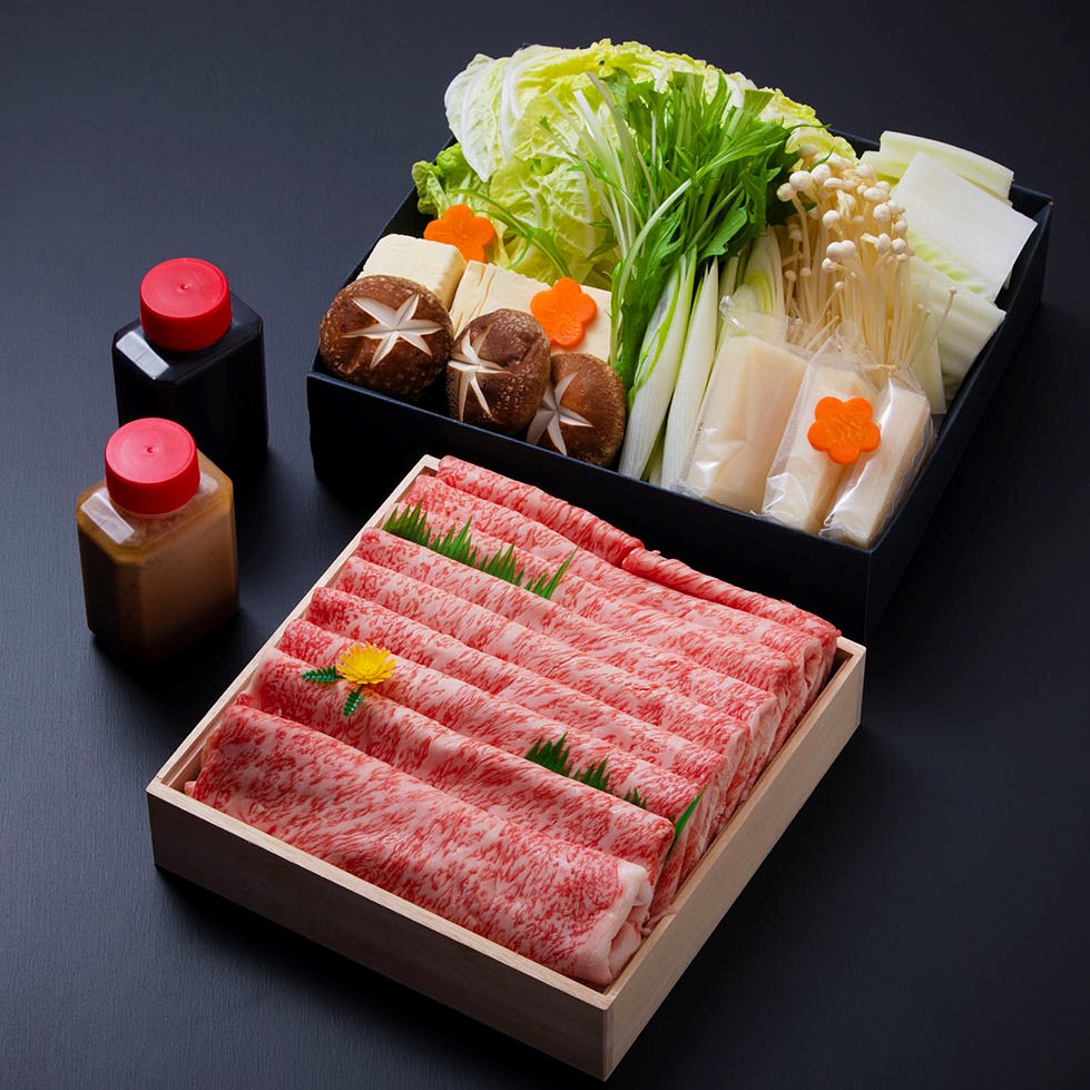綿肉」鹿児島黒牛 しゃぶしゃぶセット A5（ロース）3人前
