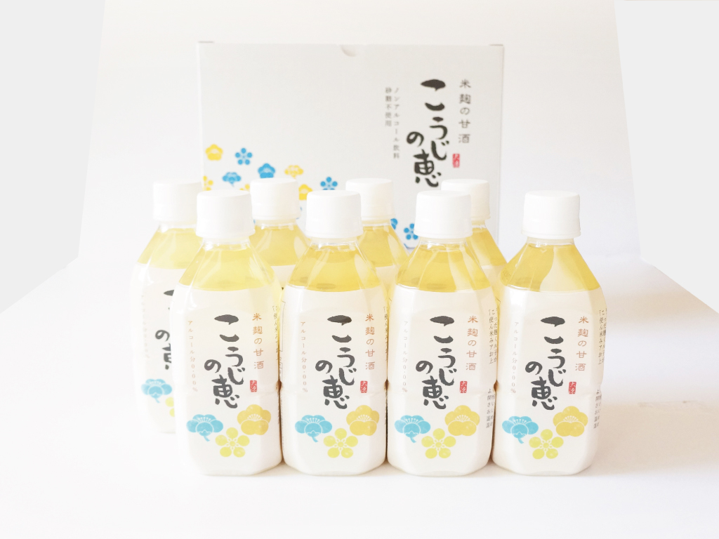 甘酒 米麹 こうじの恵 350ml 8本入り 1ケース（大源味噌）｜おとりよせ
