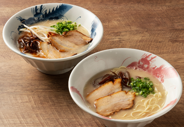龍の家 豚骨ラーメン 2種 4食セット（九州お取り寄せ本舗