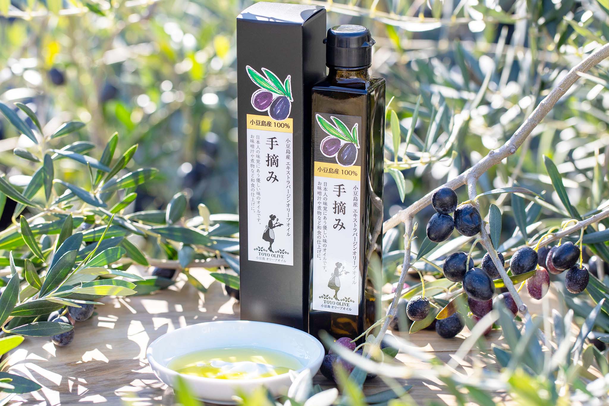 小豆島産エキストラバージンオリーブオイル[手摘み] 182g（東洋