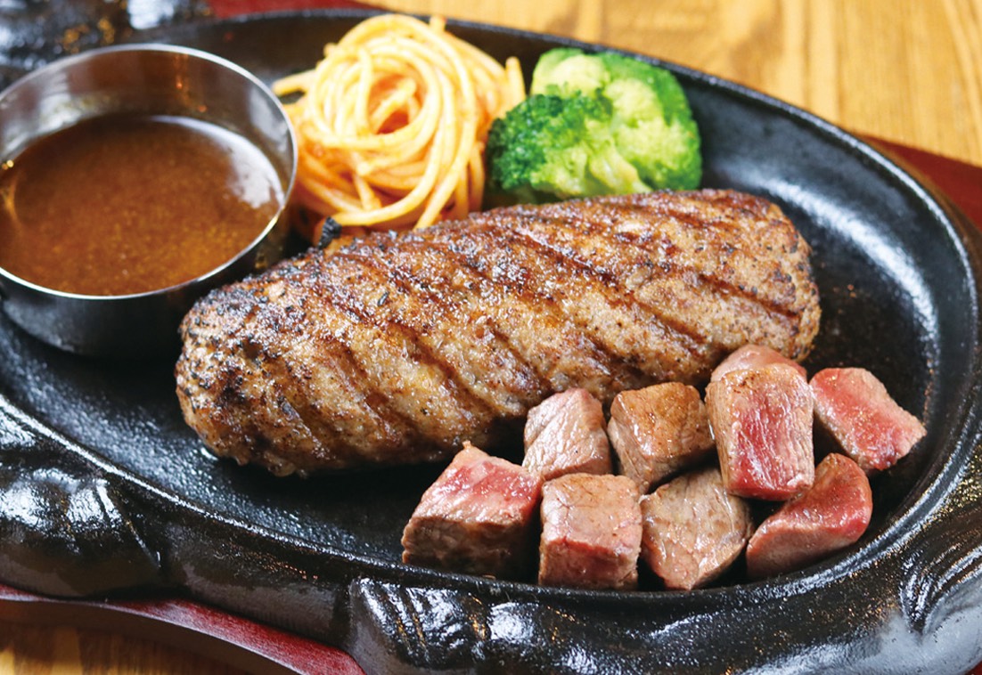 A5黒毛和牛ハンバーグ＆A5黒毛和牛赤身ステーキ【約1kg】（道頓堀