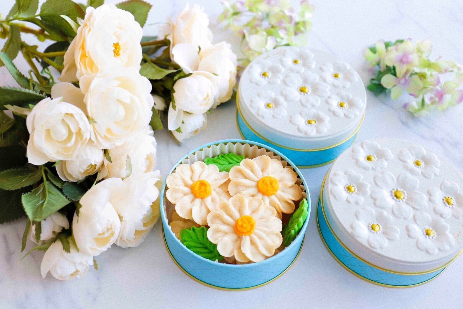 お花のぼうろ‐マーガレット‐＜3缶セット＞（Flower Picnic Cafe