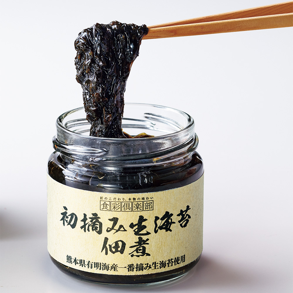 食彩倶楽部〉初摘み生海苔佃煮 4本（ライトアップショッピングクラブ