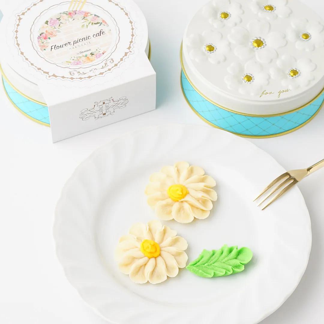 お花のぼうろ‐マーガレット‐＜3缶セット＞（Flower Picnic Cafe