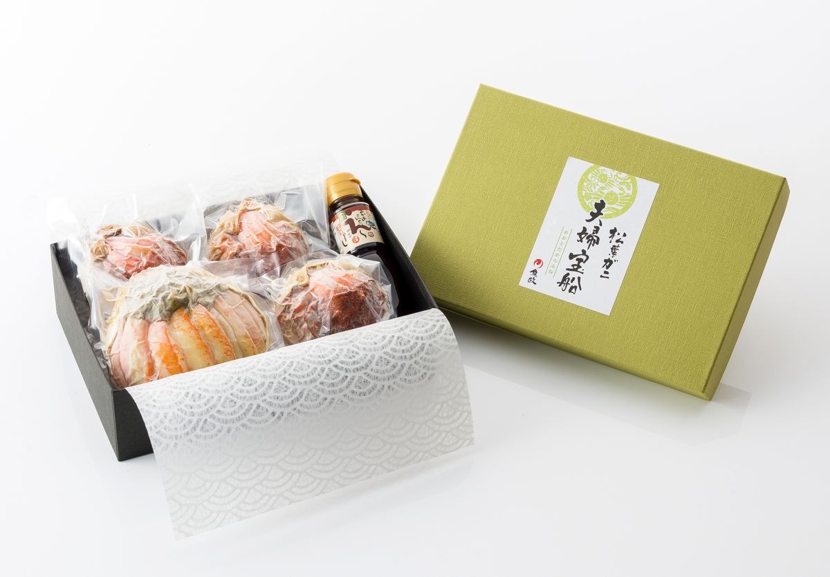 プレミアムズワイガニ 雌雄の甲羅盛り 夫婦宝船 中小サイズ（雄700g級1 