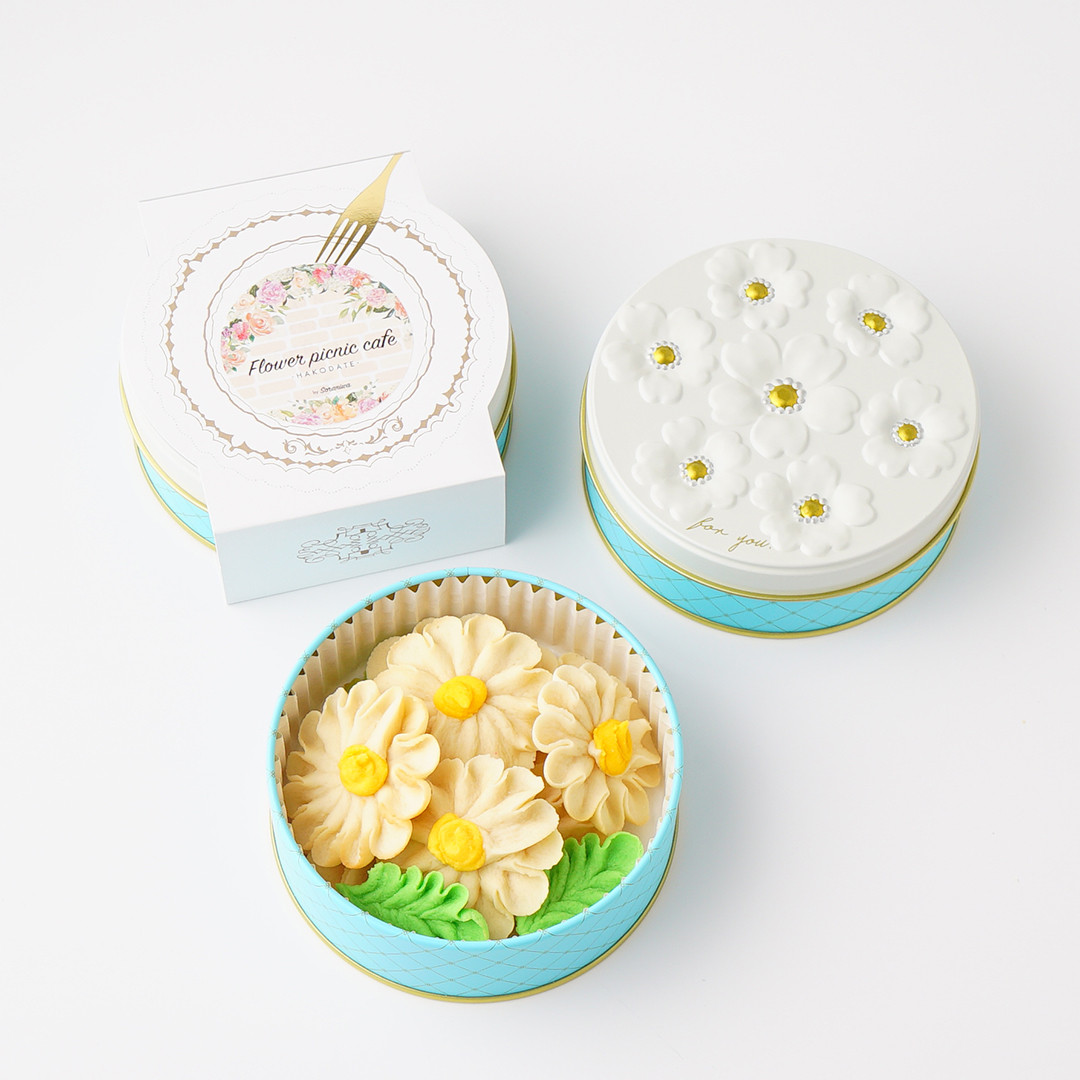お花のぼうろ‐マーガレット‐＜3缶セット＞（Flower Picnic Cafe