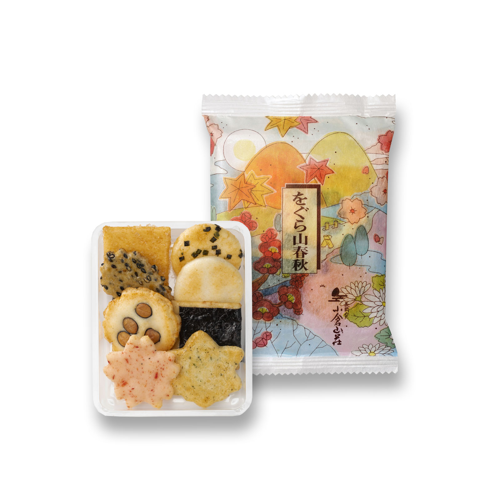 をぐら山春秋 中缶（8ヶ入り16袋）（長岡京 小倉山荘）｜おとりよせネット