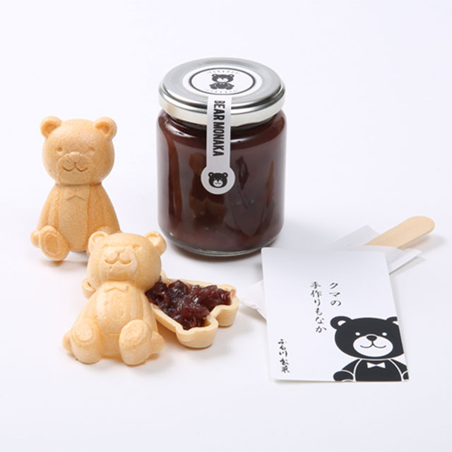 クマの手作りもなか (10個入り)（ふる川製菓）｜おとりよせネット
