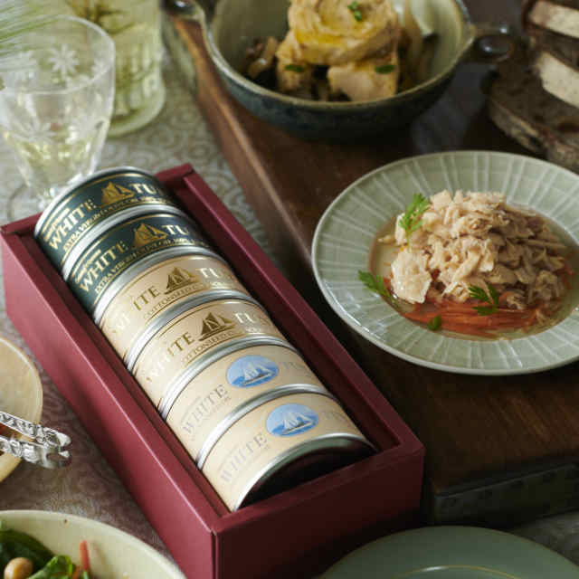 WHITE TUNA 贅沢ツナ缶 3種詰合せ6缶セット（OceanPrincess