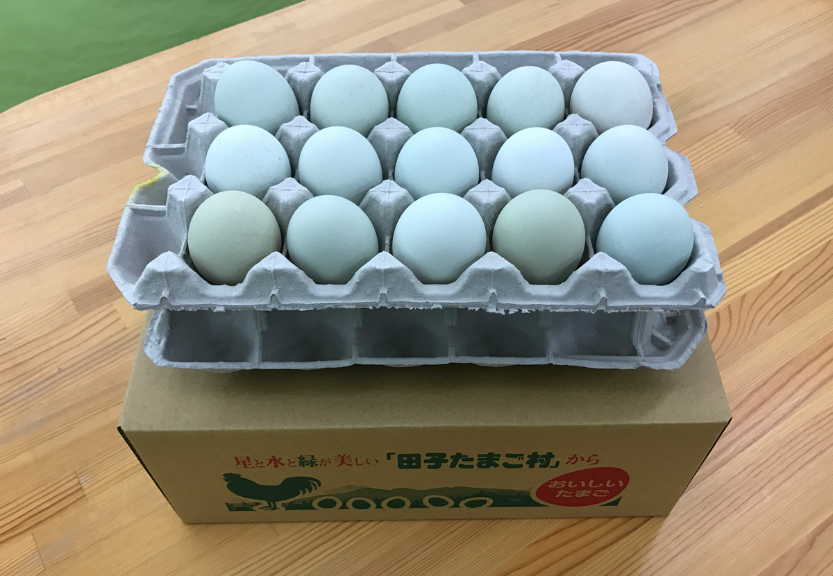 ツルッとのどごし、栄養満点！今までに無い緑の卵！ | お取り寄せの